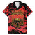 Happy Albania Independence Day Family Matching Short Sleeve Bodycon Dress and Hawaiian Shirt Albanian Eagle - Wonder Print Shop
