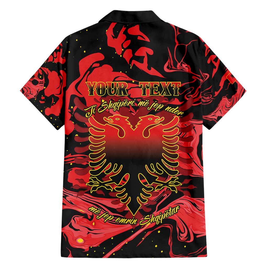 Happy Albania Independence Day Family Matching Short Sleeve Bodycon Dress and Hawaiian Shirt Albanian Eagle - Wonder Print Shop