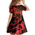 Happy Albania Independence Day Family Matching Summer Maxi Dress and Hawaiian Shirt Albanian Eagle - Wonder Print Shop