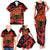 Happy Albania Independence Day Family Matching Tank Maxi Dress and Hawaiian Shirt Albanian Eagle - Wonder Print Shop