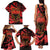 Happy Albania Independence Day Family Matching Tank Maxi Dress and Hawaiian Shirt Albanian Eagle - Wonder Print Shop