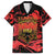Happy Albania Independence Day Family Matching Tank Maxi Dress and Hawaiian Shirt Albanian Eagle - Wonder Print Shop