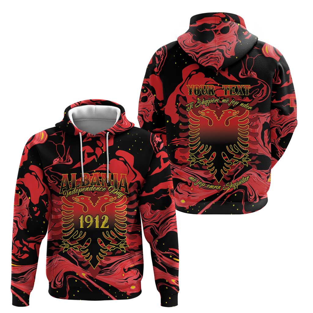 Happy Albania Independence Day Hoodie Albanian Eagle - Wonder Print Shop
