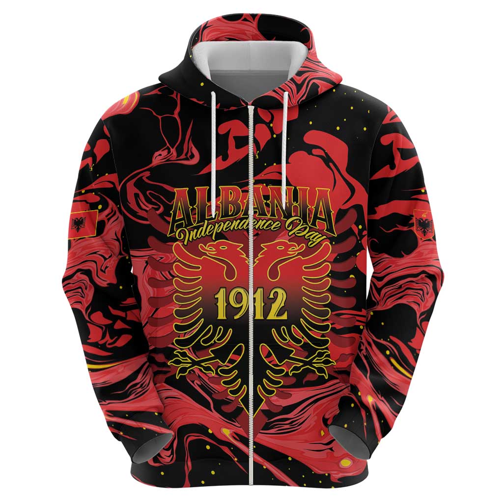 Happy Albania Independence Day Hoodie Albanian Eagle - Wonder Print Shop