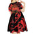 Happy Albania Independence Day Kid Short Sleeve Dress Albanian Eagle - Wonder Print Shop