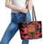 Happy Albania Independence Day Leather Tote Bag Albanian Eagle - Wonder Print Shop