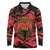 Happy Albania Independence Day Long Sleeve Polo Shirt Albanian Eagle - Wonder Print Shop