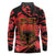 Happy Albania Independence Day Long Sleeve Polo Shirt Albanian Eagle - Wonder Print Shop