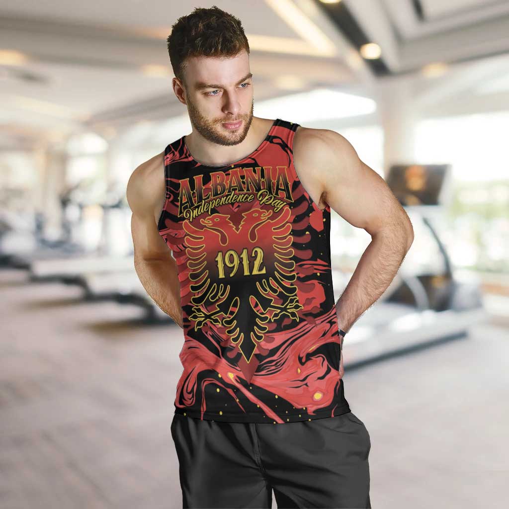 Happy Albania Independence Day Men Tank Top Albanian Eagle - Wonder Print Shop