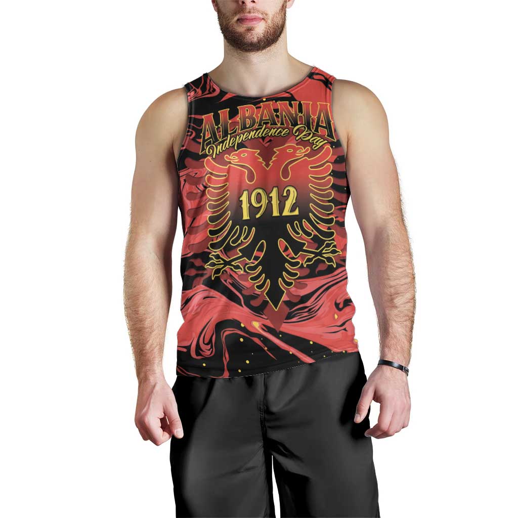 Happy Albania Independence Day Men Tank Top Albanian Eagle - Wonder Print Shop