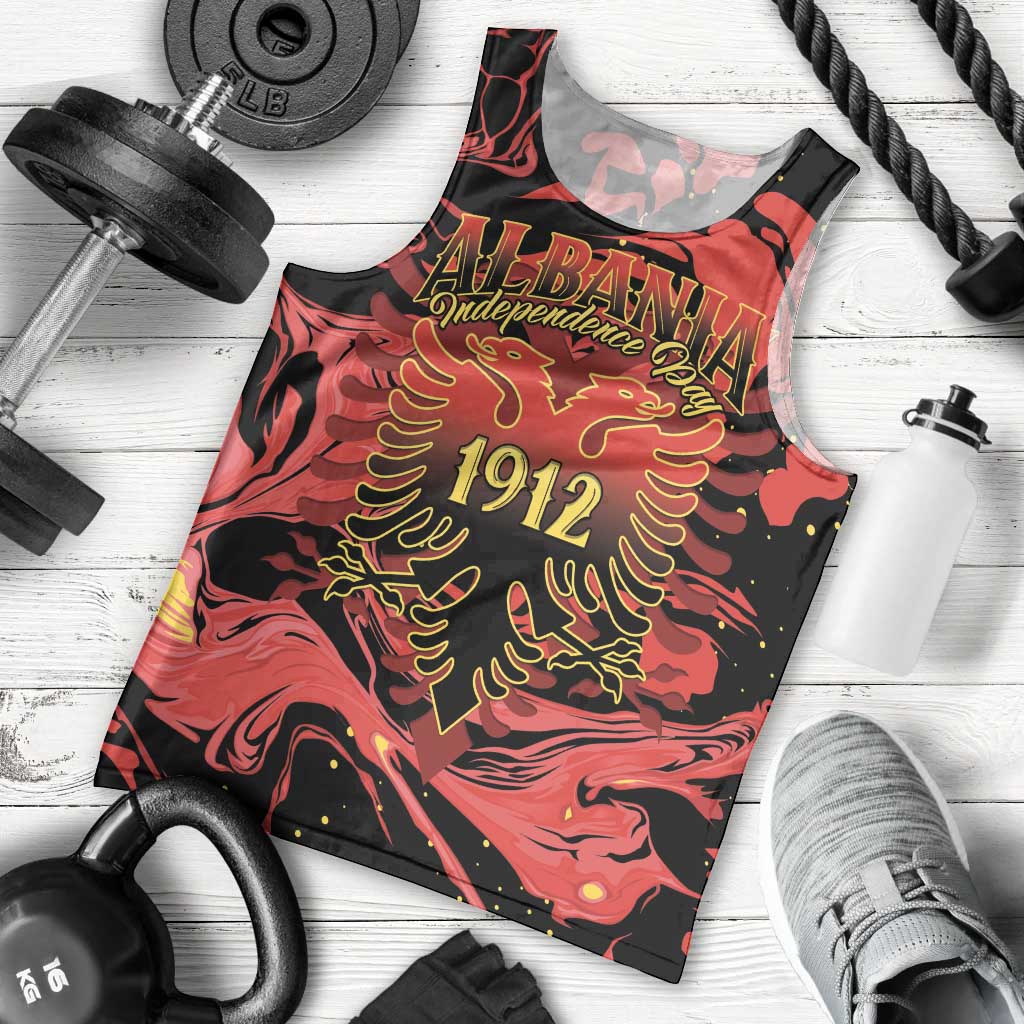 Happy Albania Independence Day Men Tank Top Albanian Eagle - Wonder Print Shop