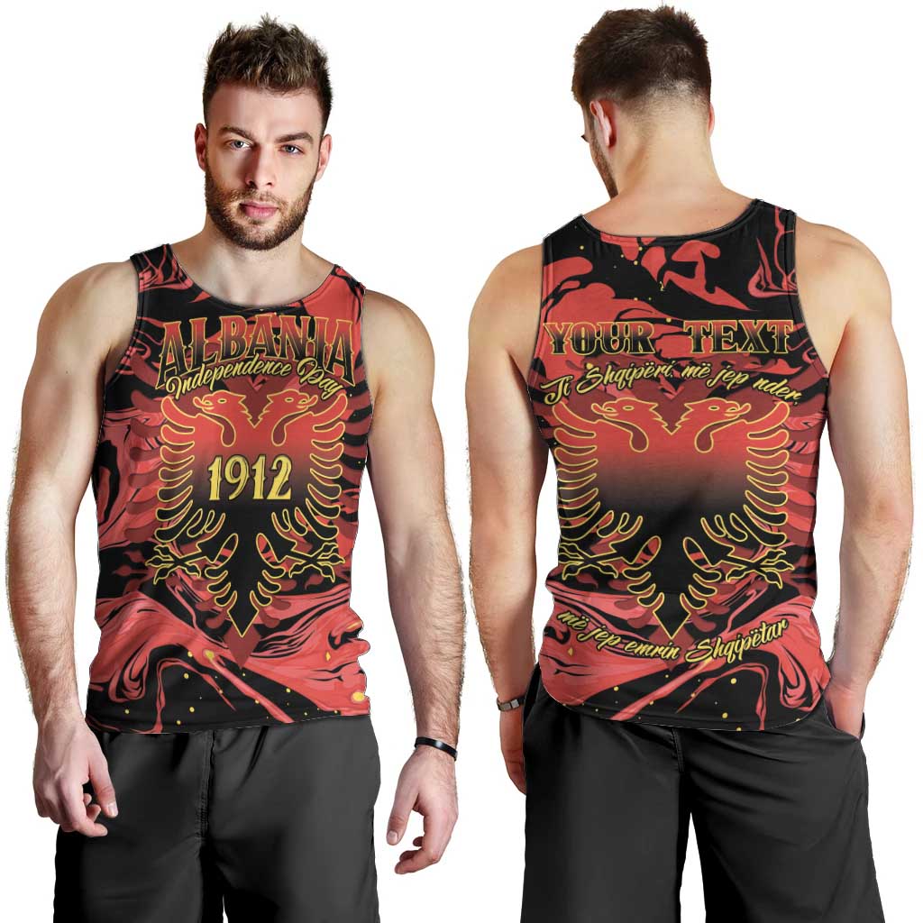 Happy Albania Independence Day Men Tank Top Albanian Eagle - Wonder Print Shop