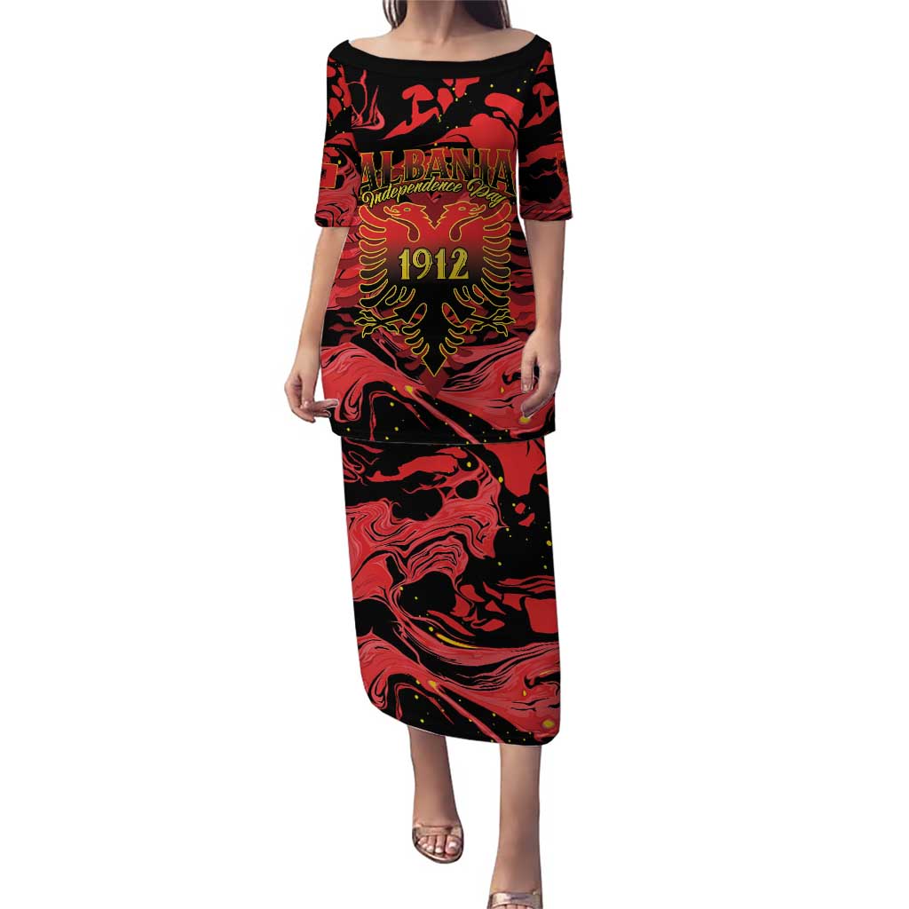 Happy Albania Independence Day Puletasi Albanian Eagle - Wonder Print Shop