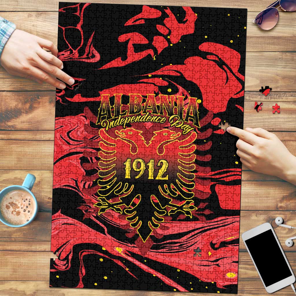 Happy Albania Independence Day Puzzle Albanian Eagle - Wonder Print Shop