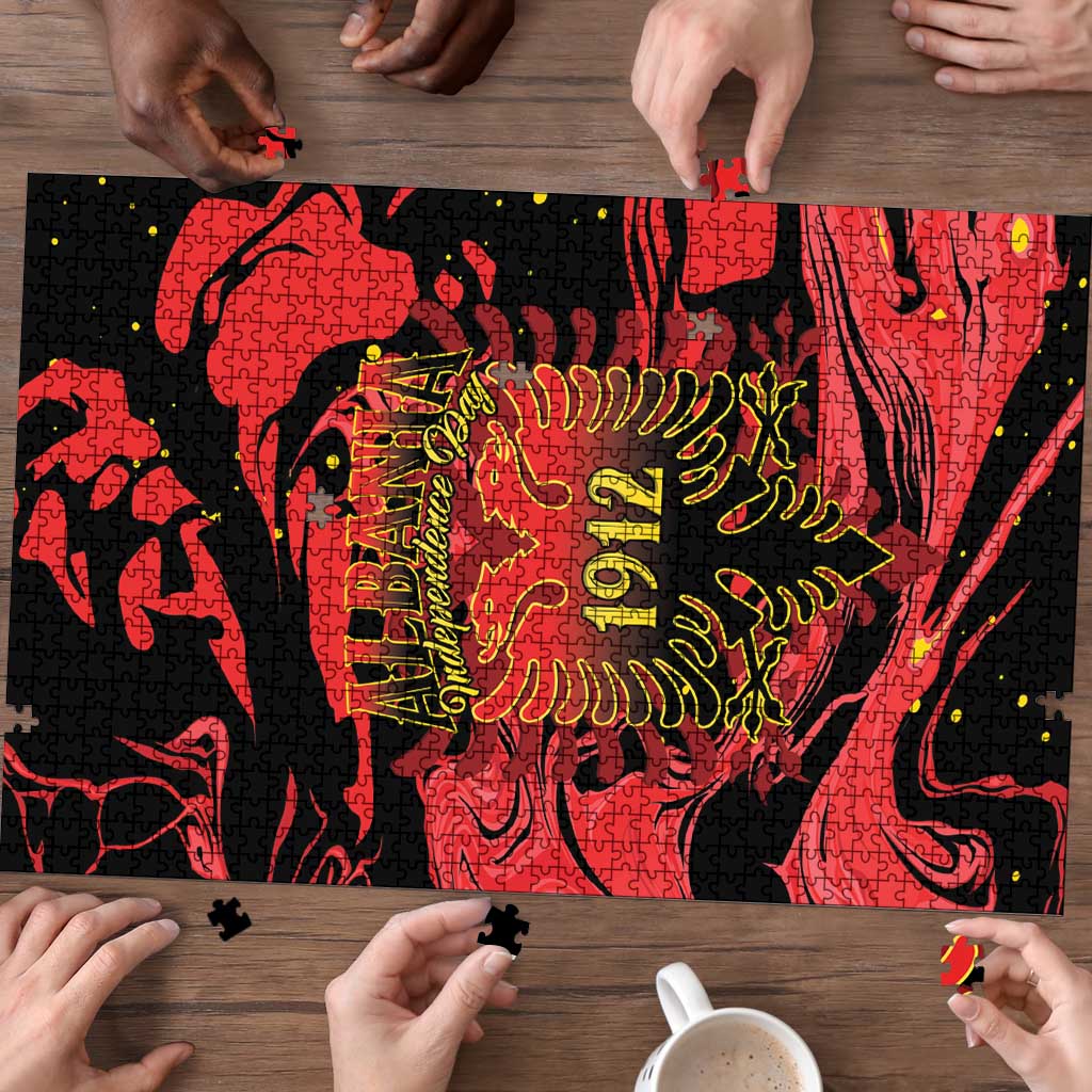 Happy Albania Independence Day Puzzle Albanian Eagle - Wonder Print Shop