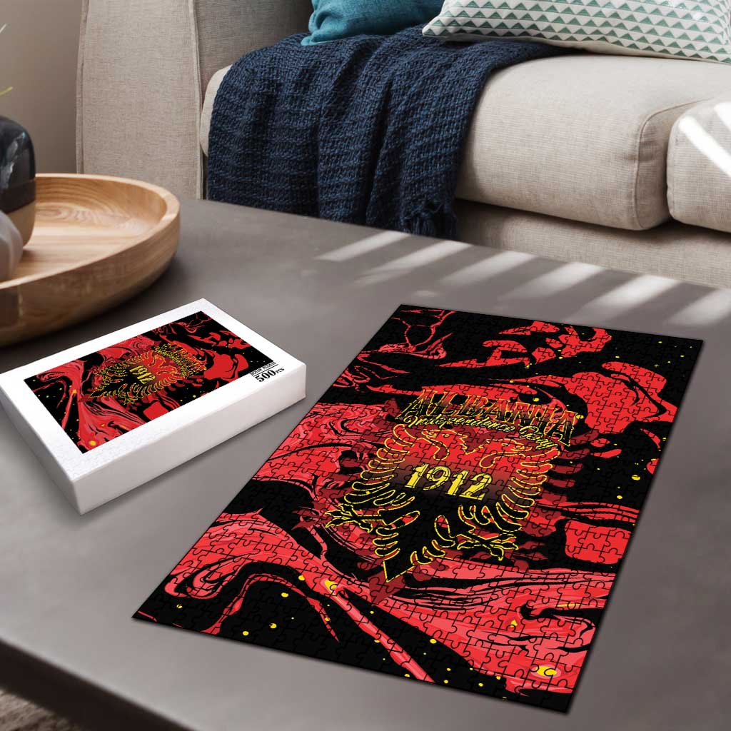 Happy Albania Independence Day Puzzle Albanian Eagle - Wonder Print Shop