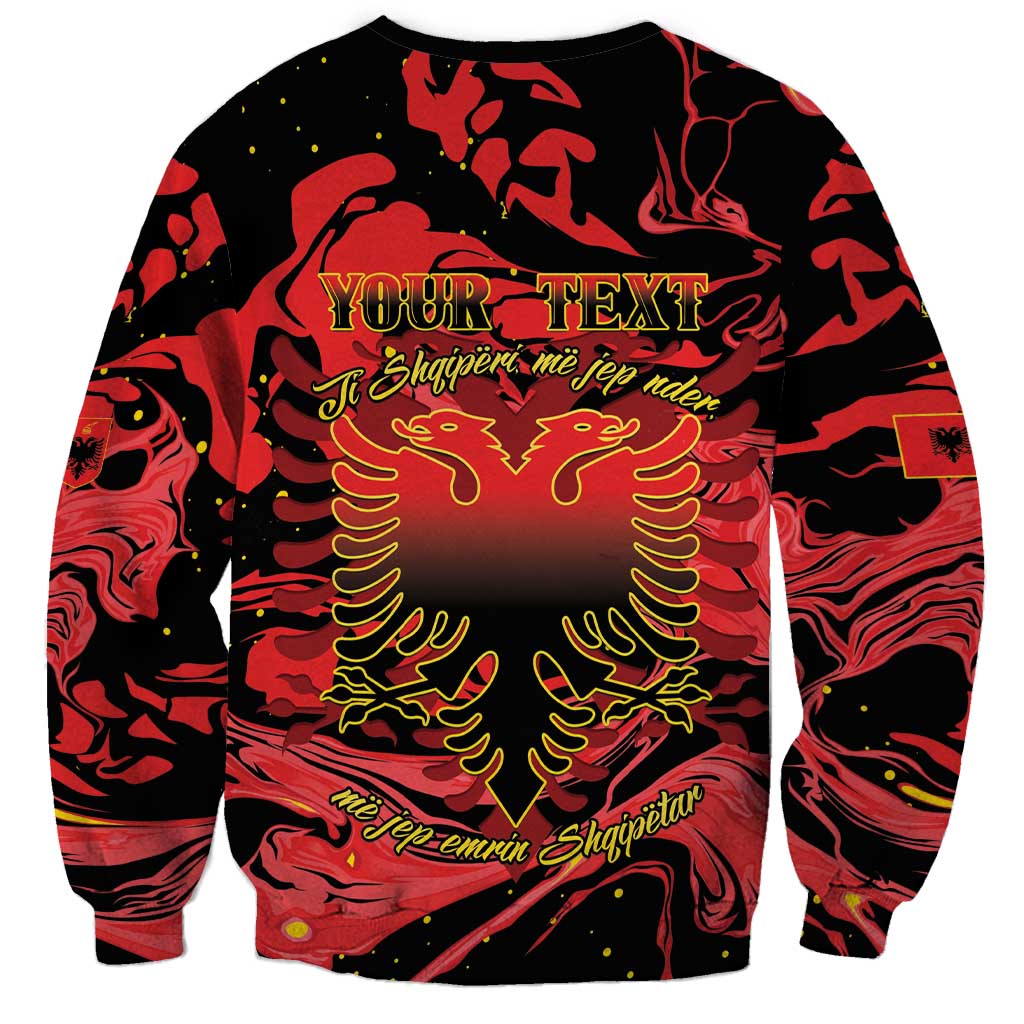 Happy Albania Independence Day Sweatshirt Albanian Eagle - Wonder Print Shop