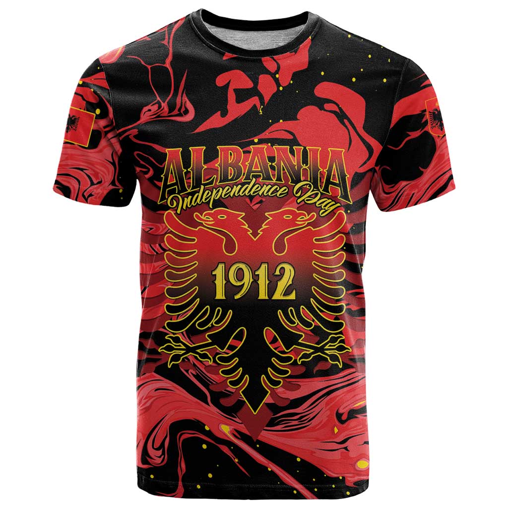 Happy Albania Independence Day T Shirt Albanian Eagle - Wonder Print Shop