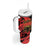 Happy Albania Independence Day Tumbler With Handle Albanian Eagle - Wonder Print Shop