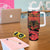 Happy Albania Independence Day Tumbler With Handle Albanian Eagle - Wonder Print Shop