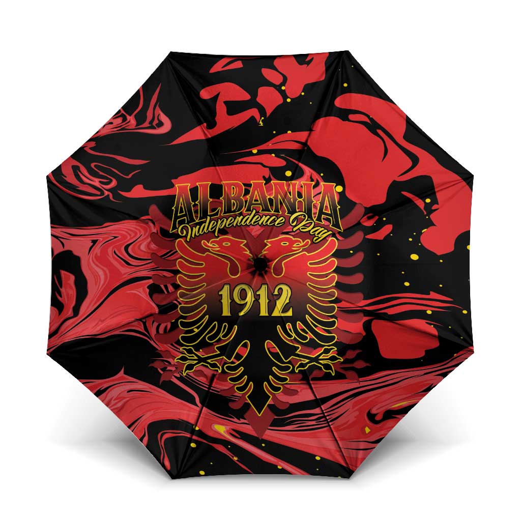 Happy Albania Independence Day Umbrella Albanian Eagle - Wonder Print Shop