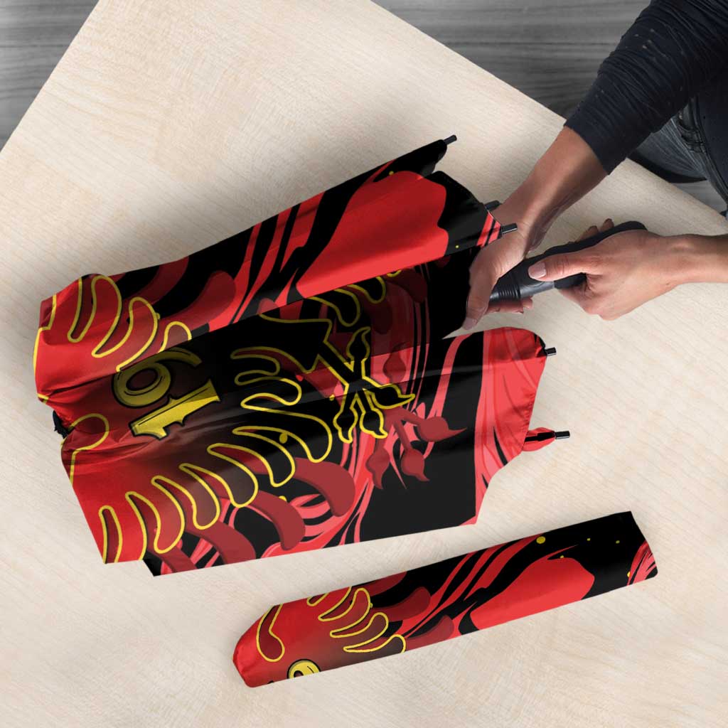 Happy Albania Independence Day Umbrella Albanian Eagle - Wonder Print Shop