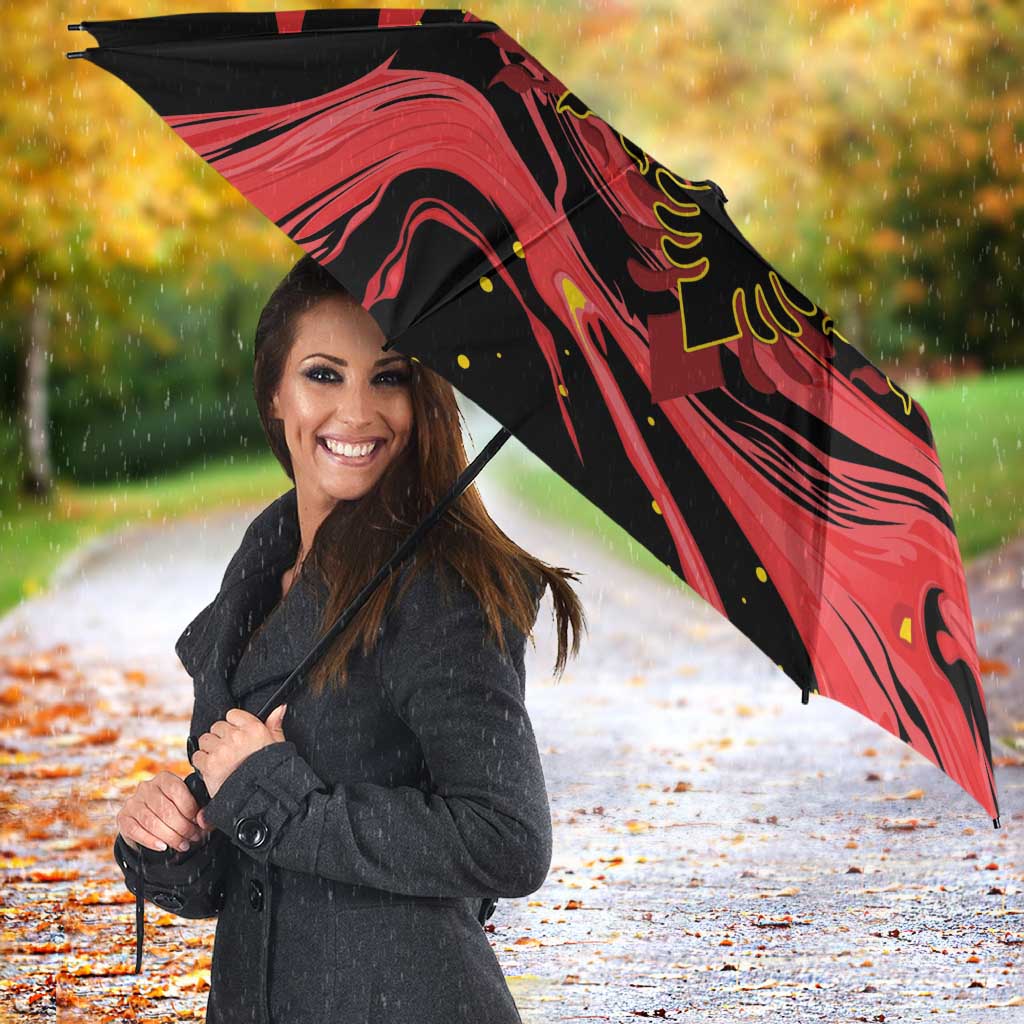 Happy Albania Independence Day Umbrella Albanian Eagle - Wonder Print Shop