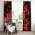 Happy Albania Independence Day Window Curtain Albanian Eagle - Wonder Print Shop