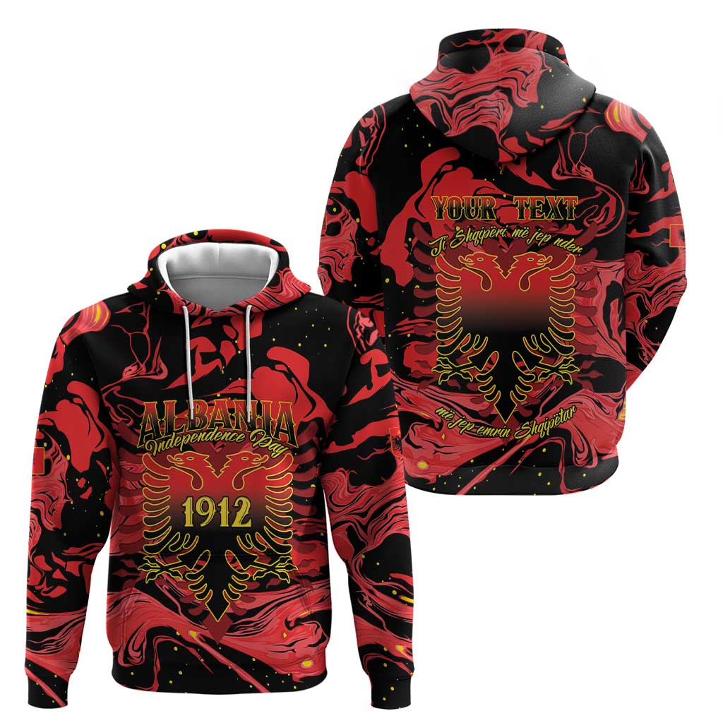 Happy Albania Independence Day Zip Hoodie Albanian Eagle - Wonder Print Shop