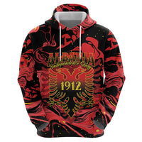 Happy Albania Independence Day Zip Hoodie Albanian Eagle - Wonder Print Shop