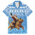 Personalised Somalia Christmas Family Matching Short Sleeve Bodycon Dress and Hawaiian Shirt Black Santa Riding Leopard Kirismas Wacan - Wonder Print Shop