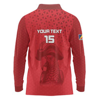 Custom Seychelles Football Long Sleeve Polo Shirt Go The Pirates - Wonder Print Shop