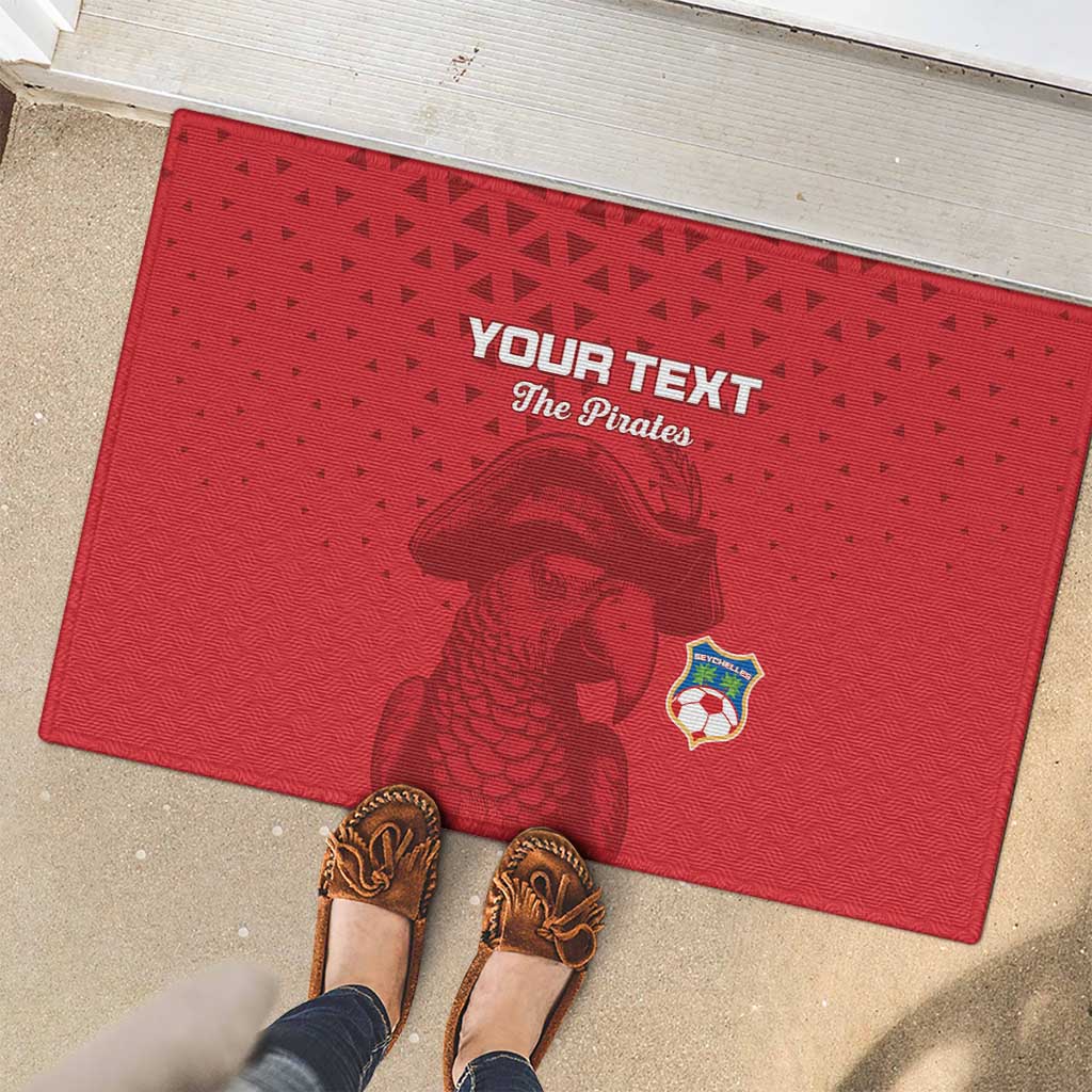 Custom Seychelles Football Rubber Doormat Go The Pirates - Wonder Print Shop