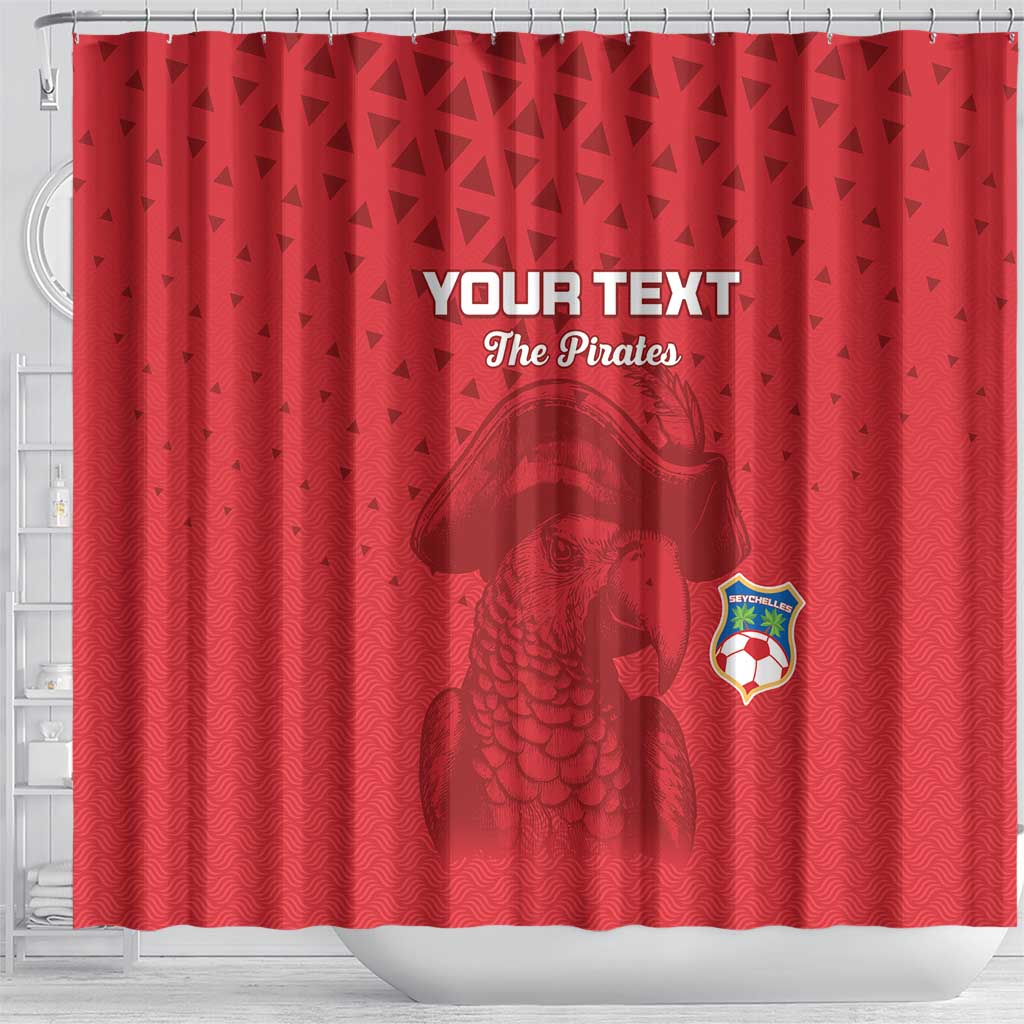 Custom Seychelles Football Shower Curtain Go The Pirates