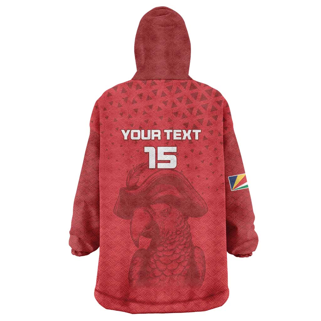 Custom Seychelles Football Wearable Blanket Hoodie Go The Pirates - Wonder Print Shop