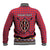 Personalised Kenya Maasai Shuka Baseball Jacket Mix Dashiki - Beadwork Pattern - Wonder Print Shop