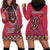 Personalised Kenya Maasai Shuka Hoodie Dress Mix Dashiki - Beadwork Pattern - Wonder Print Shop