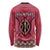 Personalised Kenya Maasai Shuka Long Sleeve Shirt Mix Dashiki - Beadwork Pattern - Wonder Print Shop