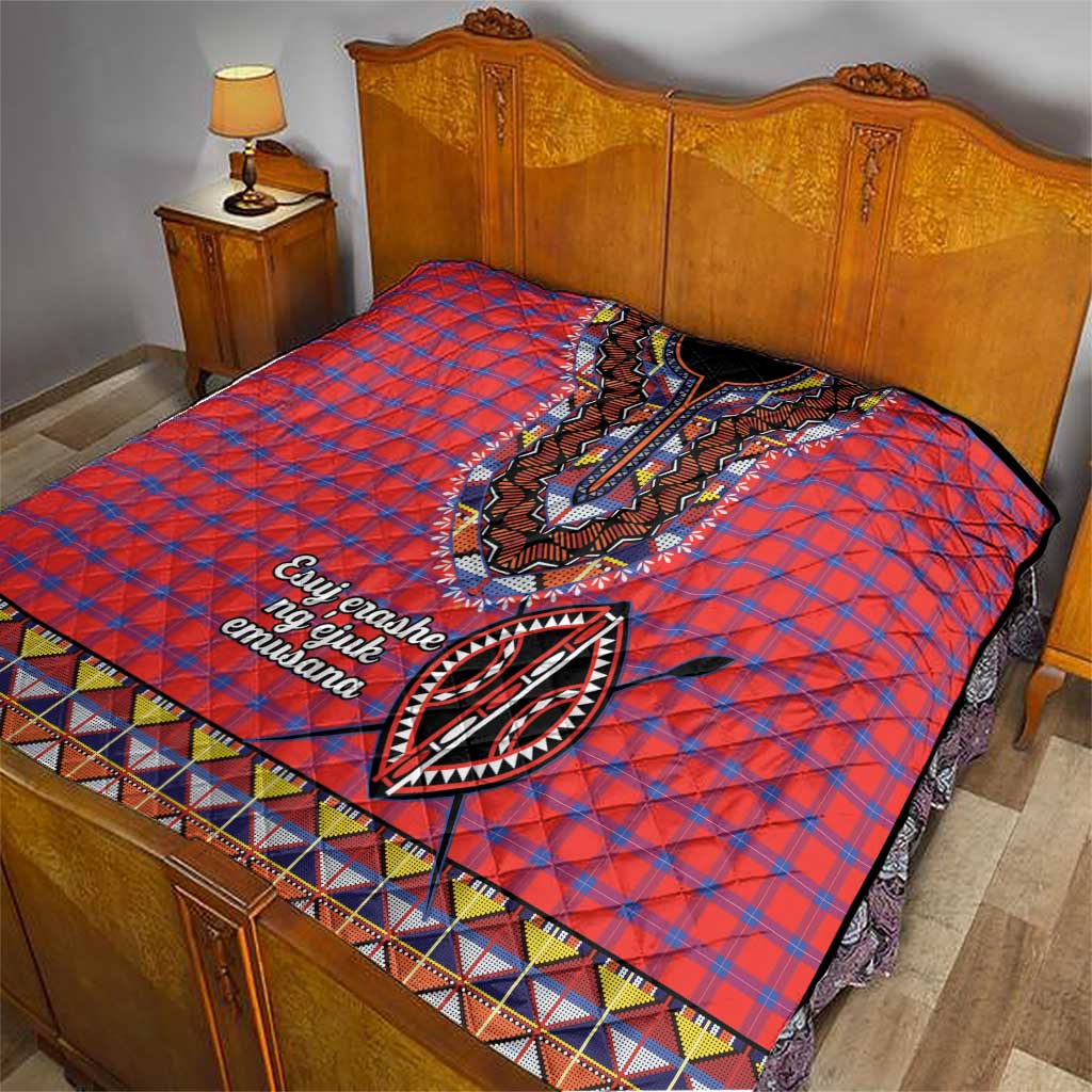 Kenya Maasai Shuka Quilt Mix Dashiki - Beadwork Pattern - Wonder Print Shop