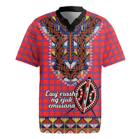 Personalised Kenya Maasai Shuka Rugby Jersey Mix Dashiki - Beadwork Pattern - Wonder Print Shop