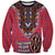 Personalised Kenya Maasai Shuka Sweatshirt Mix Dashiki - Beadwork Pattern - Wonder Print Shop