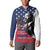 Happy MLK Day Button Sweatshirt Everybody Can Be Great Because Everybody Can Serve - Wonder Print Shop