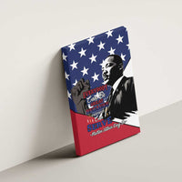 Happy MLK Day Canvas Wall Art Everybody Can Be Great Because Everybody Can Serve - Wonder Print Shop
