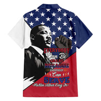 Happy MLK Day Family Matching Puletasi and Hawaiian Shirt Everybody Can Be Great Because Everybody Can Serve - Wonder Print Shop