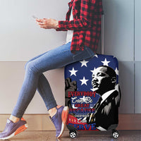 Happy MLK Day Luggage Cover Everybody Can Be Great Because Everybody Can Serve - Wonder Print Shop
