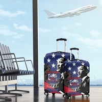 Happy MLK Day Luggage Cover Everybody Can Be Great Because Everybody Can Serve - Wonder Print Shop
