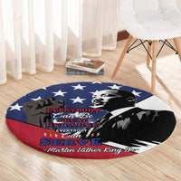 Happy MLK Day Round Carpet Everybody Can Be Great Because Everybody Can Serve