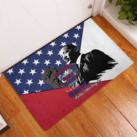 Happy MLK Day Rubber Doormat Everybody Can Be Great Because Everybody Can Serve - Wonder Print Shop