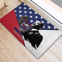 Happy MLK Day Rubber Doormat Everybody Can Be Great Because Everybody Can Serve - Wonder Print Shop