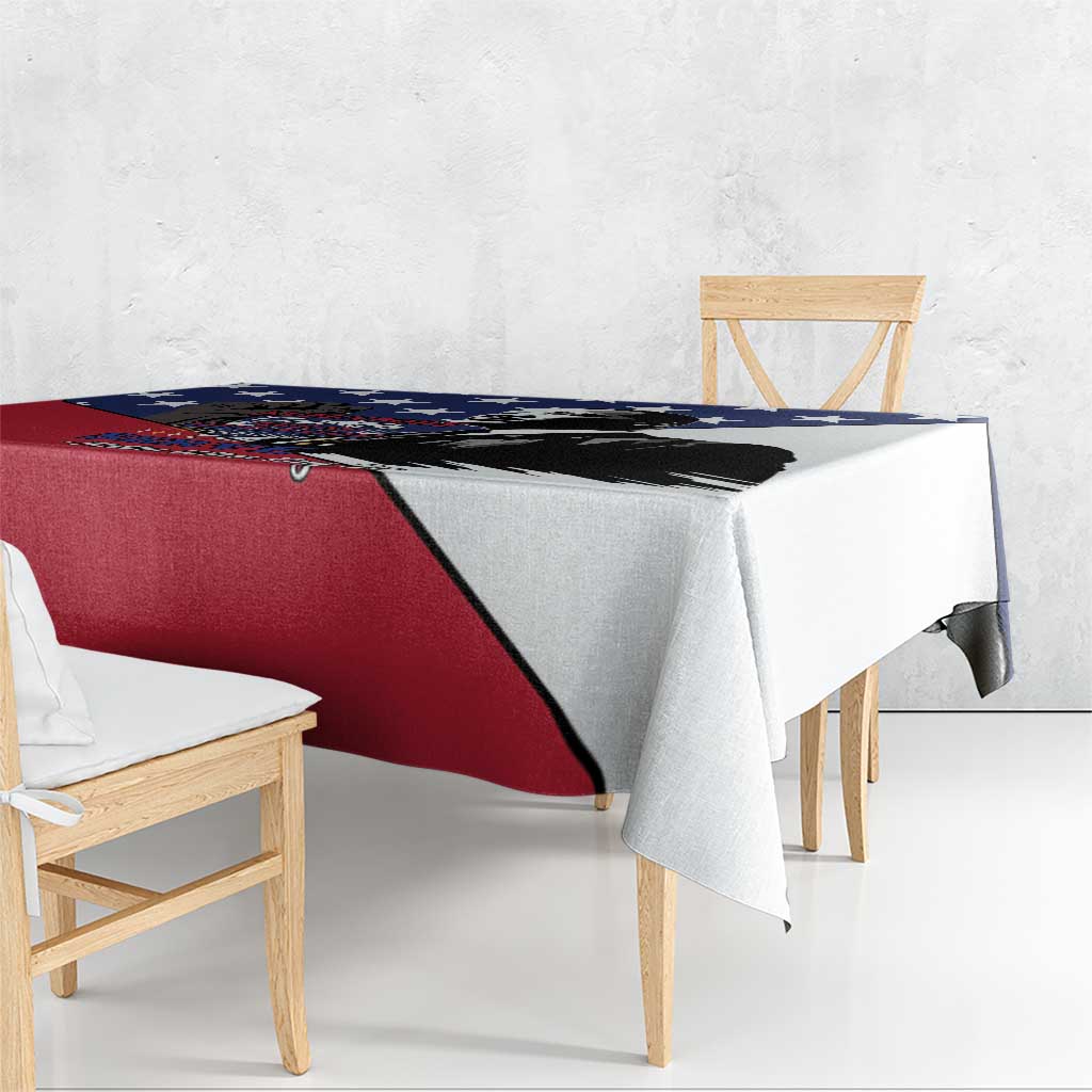 Happy MLK Day Tablecloth Everybody Can Be Great Because Everybody Can Serve - Wonder Print Shop